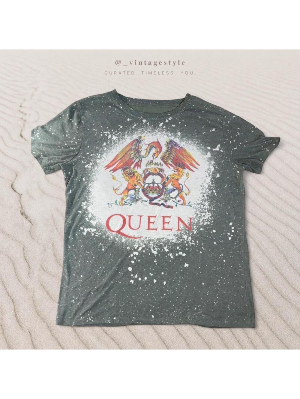 Women's Multi and White Tshirt